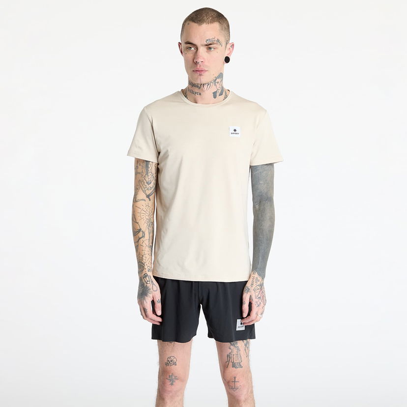 T-shirt Saysky SAYSKY Statement Pace T-Shirt Beige | NMRSS21C8002