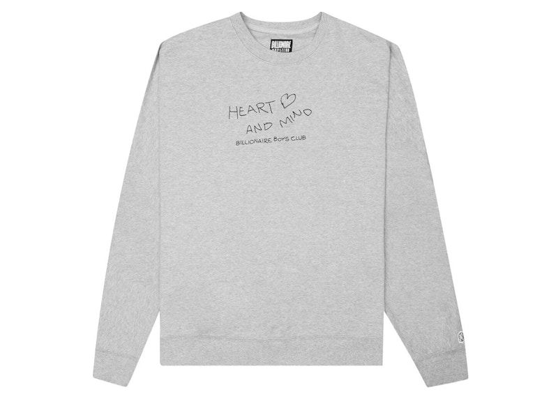 Sweater BILLIONAIRE BOYS CLUB Billionaire Boys Club PHEART Crewneck Grå | 8118307GRY