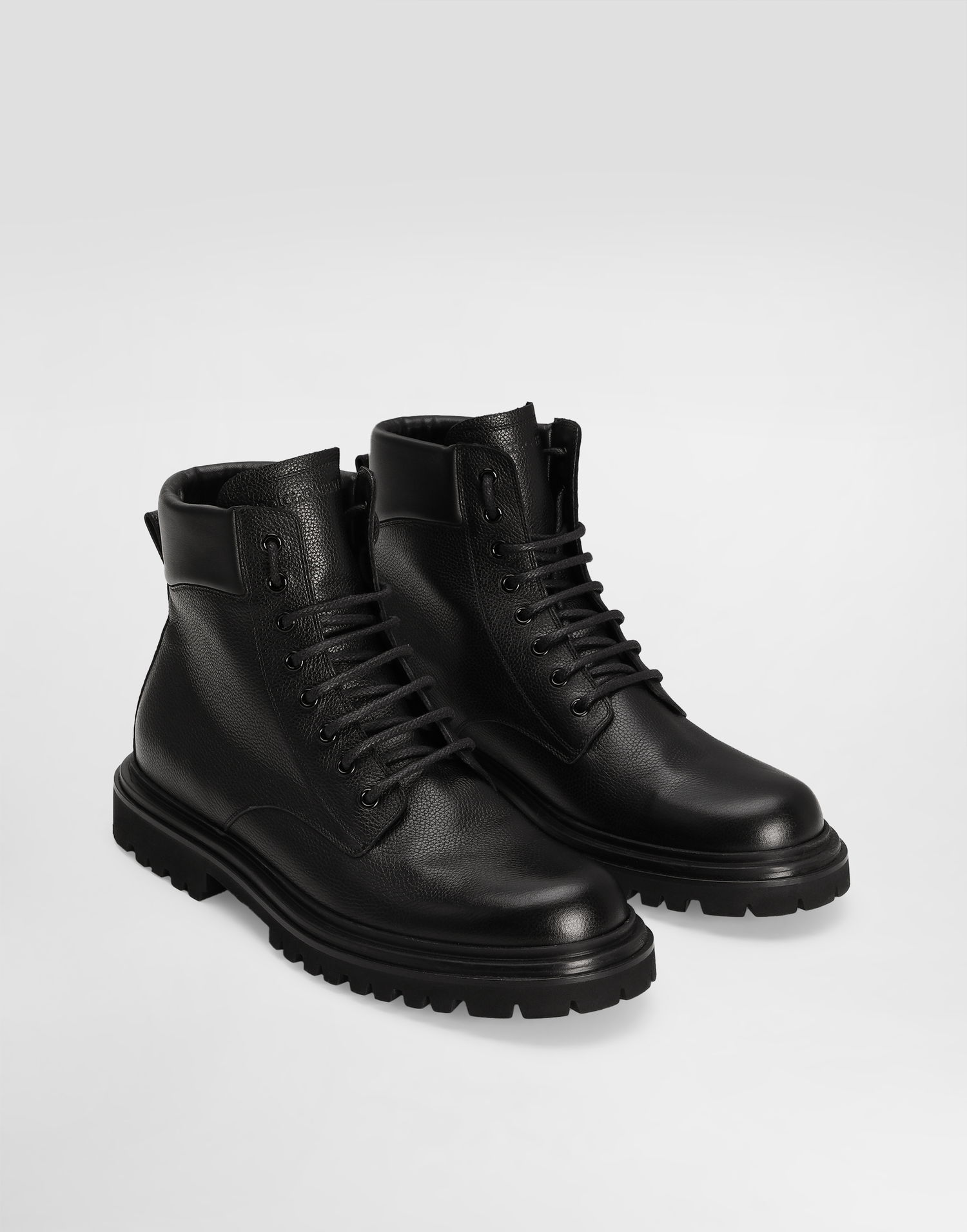 Tilbehør Dolce & Gabbana Dolce & Gabbana Calfskin Ankle Boots Sort | A60613A6H478B956, 1