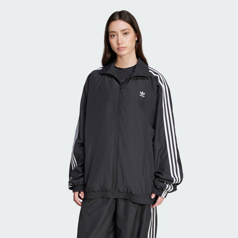 Vindjakke adidas Performance Oversized Track Jacket Sort | JD3392