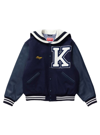 Jakke KENZO Sailor Varsity Jacket Mørkeblå | FD55BL1339ON.77