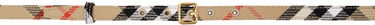 Bælter Burberry Burberry Thin Check B Buckle Belt Beige | 8099936, 0