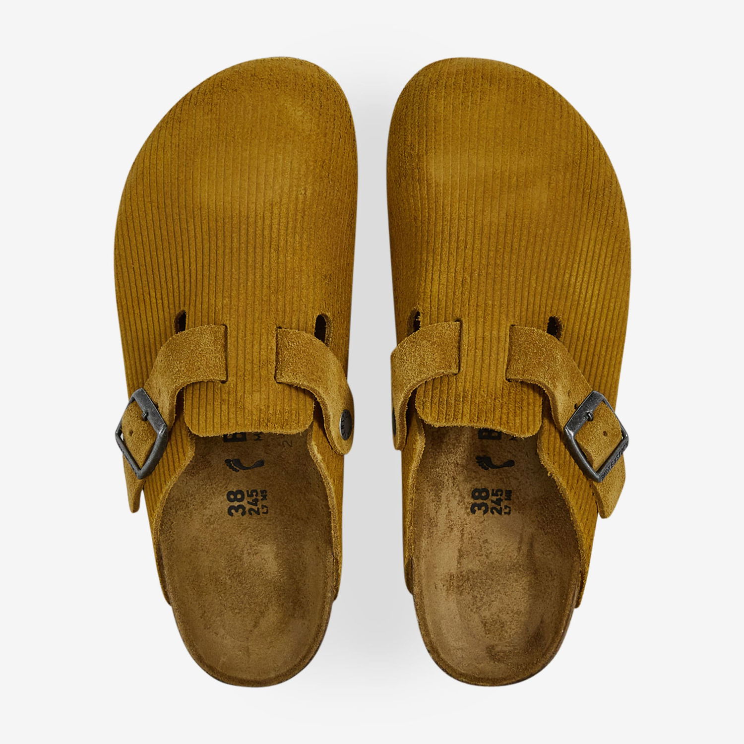 Sneakers og sko Birkenstock Boston Corduroy Marron Gul | 1025668, 0