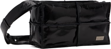 Skuldertaske Maison Margiela MM6 Maison Margiela Mini Wrinkled Leather Bag Sort | SB5WD0031 P8490, 1