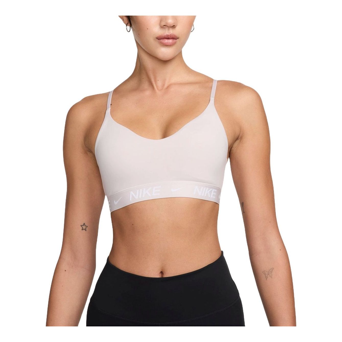 Bh Nike Indy Light Support Padded Adjustable Sports Bra Lyserød | FD1063-019, 0