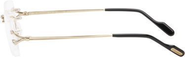 Solbriller Cartier Cartier Décor C Classique Rimless Glasses Metalisk | CT0563O-001, 4