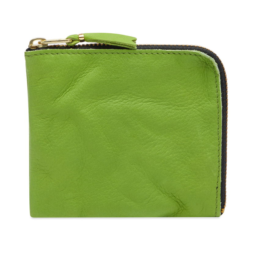 Tegnebog Comme des Garçons SA3100 Washed Wallet Grøn | SA3100WW-3-GRN
