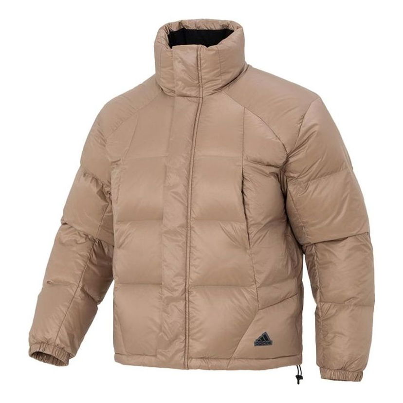 Puffer jakke adidas Originals Down Jacket Beige | IL8931