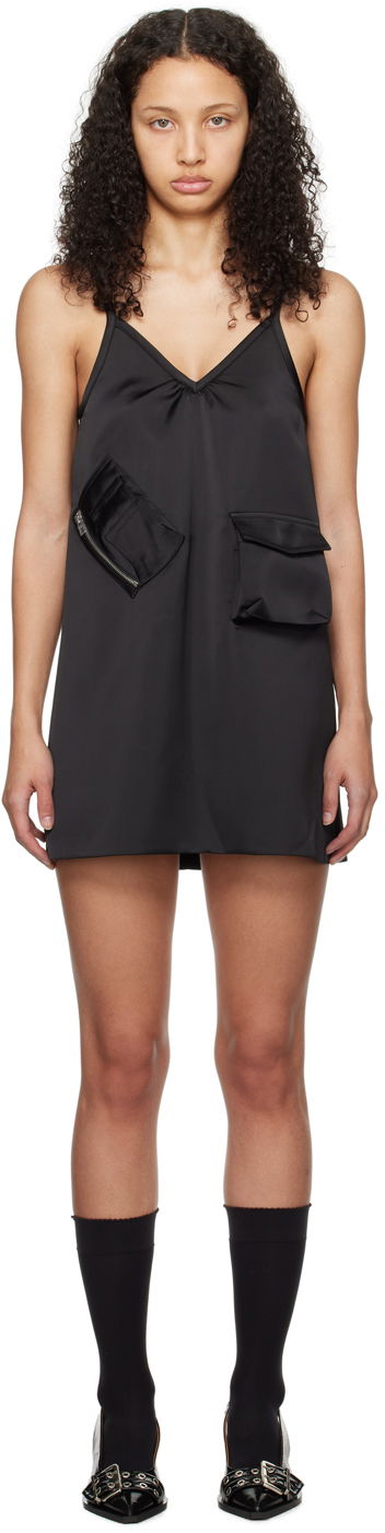Kjole We11done We11done Pocket Minidress Sort | WD-OP0-24-149-W-BK, 0
