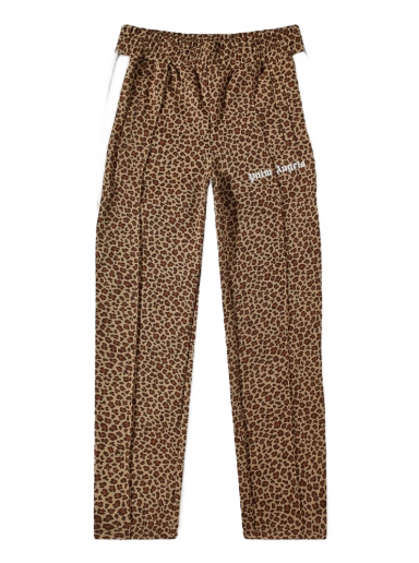 Joggingbukser Palm Angels Leopard Track Pant Brun | PMCJ001S22FAB0106103