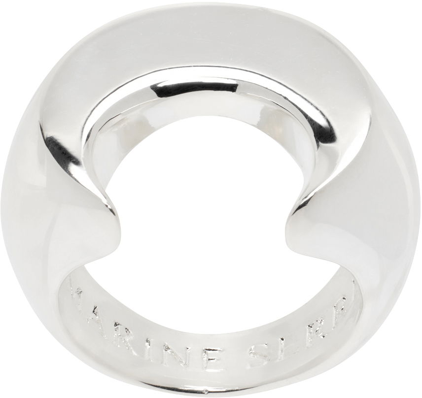 Ring Marine Serre Polished Moon Ring Metalisk | UJW025A, 0