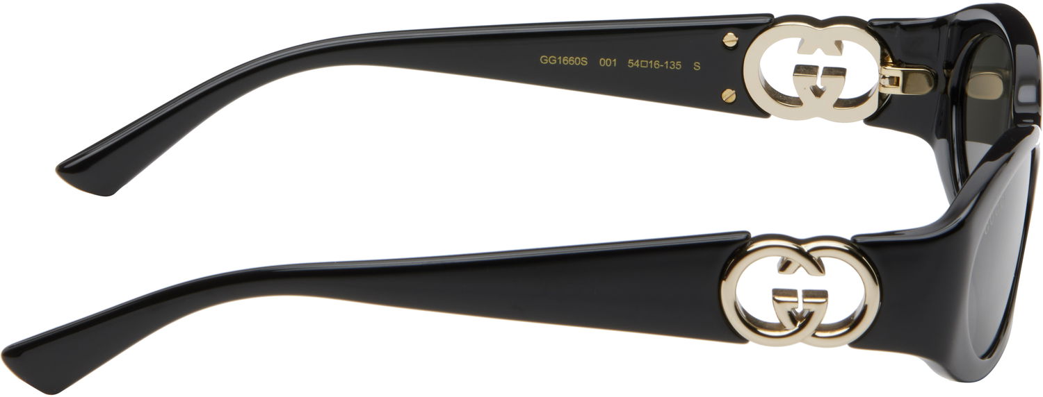 Solbriller Gucci Black GG1660S Sunglasses Sort | GG1660S-001, 1