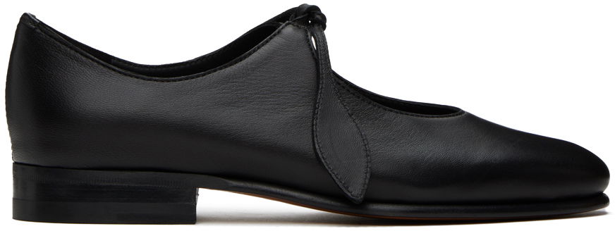 Kjole Bode Bode Verbena Ballerina Flats Sort | MRFW000032, 0