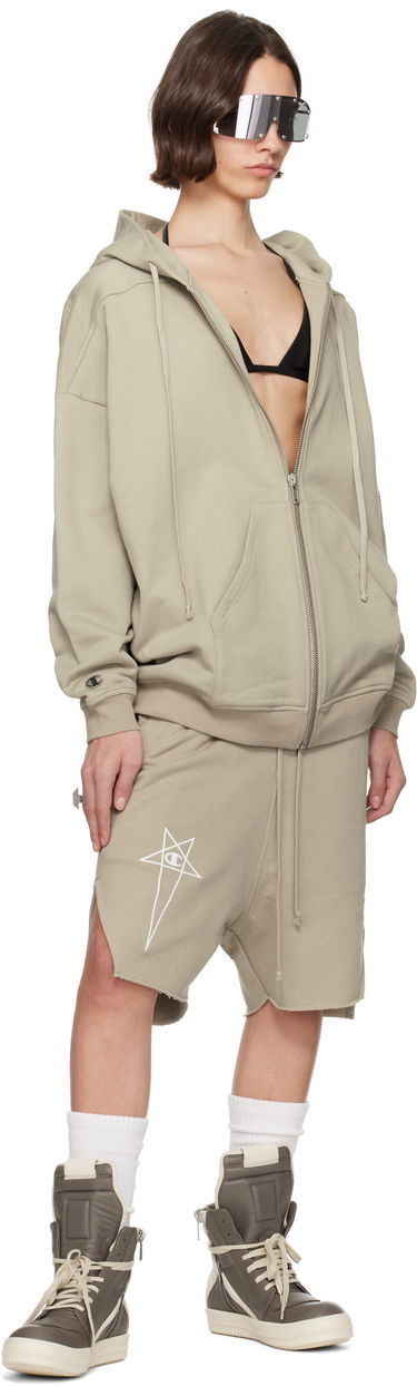 Sweatshirt Rick Owens Rick Owens Champion Edition Jumbo Jason's Hoodie Grøn | CW01E1663 CHFE, 3