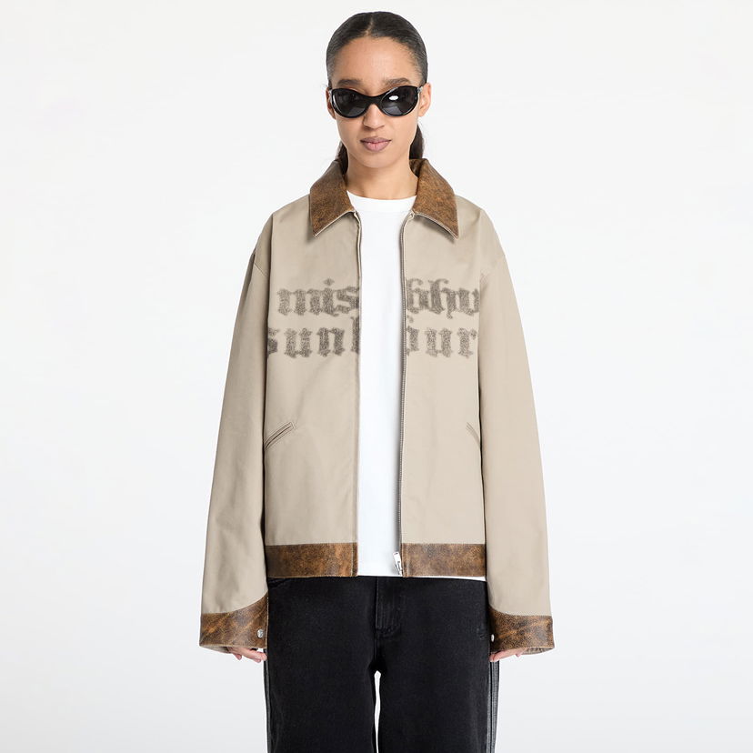 Bomberjakke MISBHV MISBHV Sunburn Work Jacket Beige | 250M408