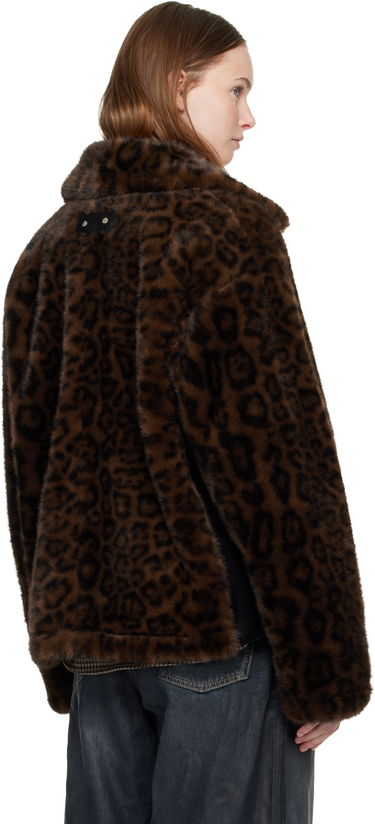 Jakke Andersson Bell Andersson Bell Leopard Fur Duffle Jacket Brun | awa735u, 2