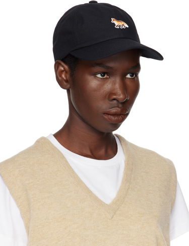 Kasket MAISON KITSUNÉ Maison Kitsuné Baby Fox Baseball Cap Sort | OW06109WB0026, 3