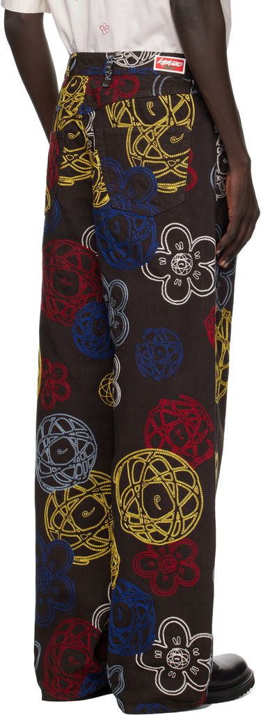 Bukser KENZO Kenzo Paris Futura 2000 Edition Embroidered Trousers Sort | FF65PA3839G2, 2