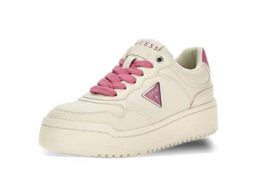 Sneakers og sko GUESS Miram Triangle Logo Sneakers Beige | FLPMIRELE12