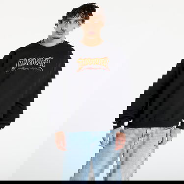 Sweatshirt Thrasher Thrasher Cracked by Exteenager Crewneck Sort | 145775, 0