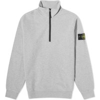Sweater Stone Island Garment Dyed Half Zip Sweat Grå | 7915627-V0M64, 1