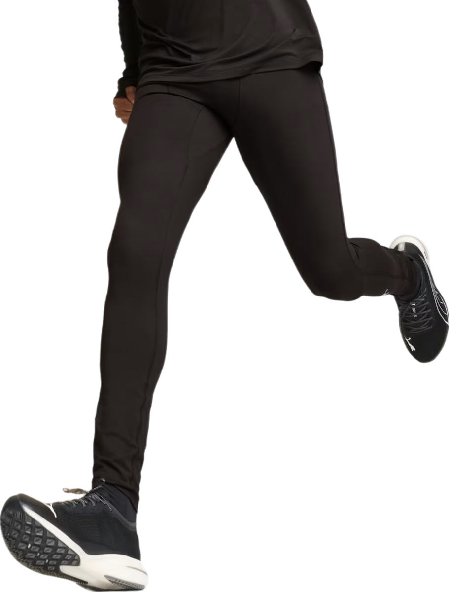 Leggings Puma RUN FAVORITES BRUSHED LONG TIGHT Sort | 525953-01, 0
