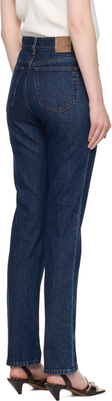 Jeans TOTEME High Slim Jeans Blå | 252-WRB0271-FB0045, 2
