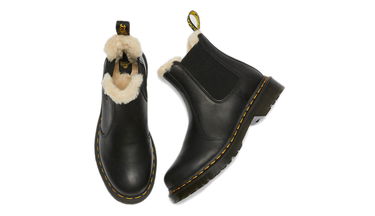 Sneakers og sko Dr. Martens 2976 Leonore Faux Fur Lined Chelsea Sort | DM21045001, 2