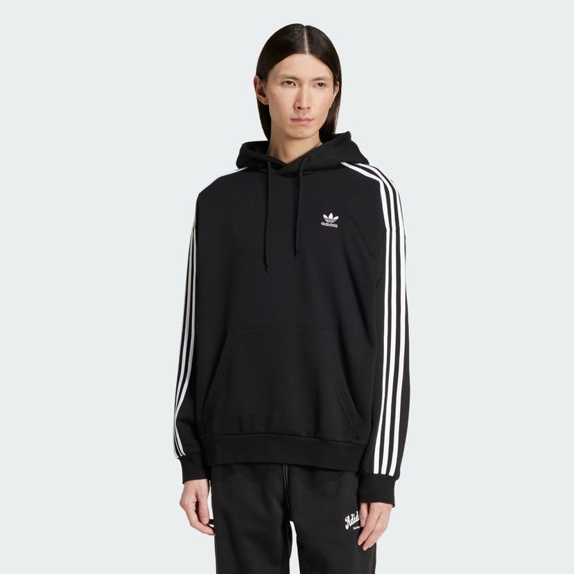 Sweatshirt adidas Performance Adicolor Baggy Fit Hoodie Sort | JC6251