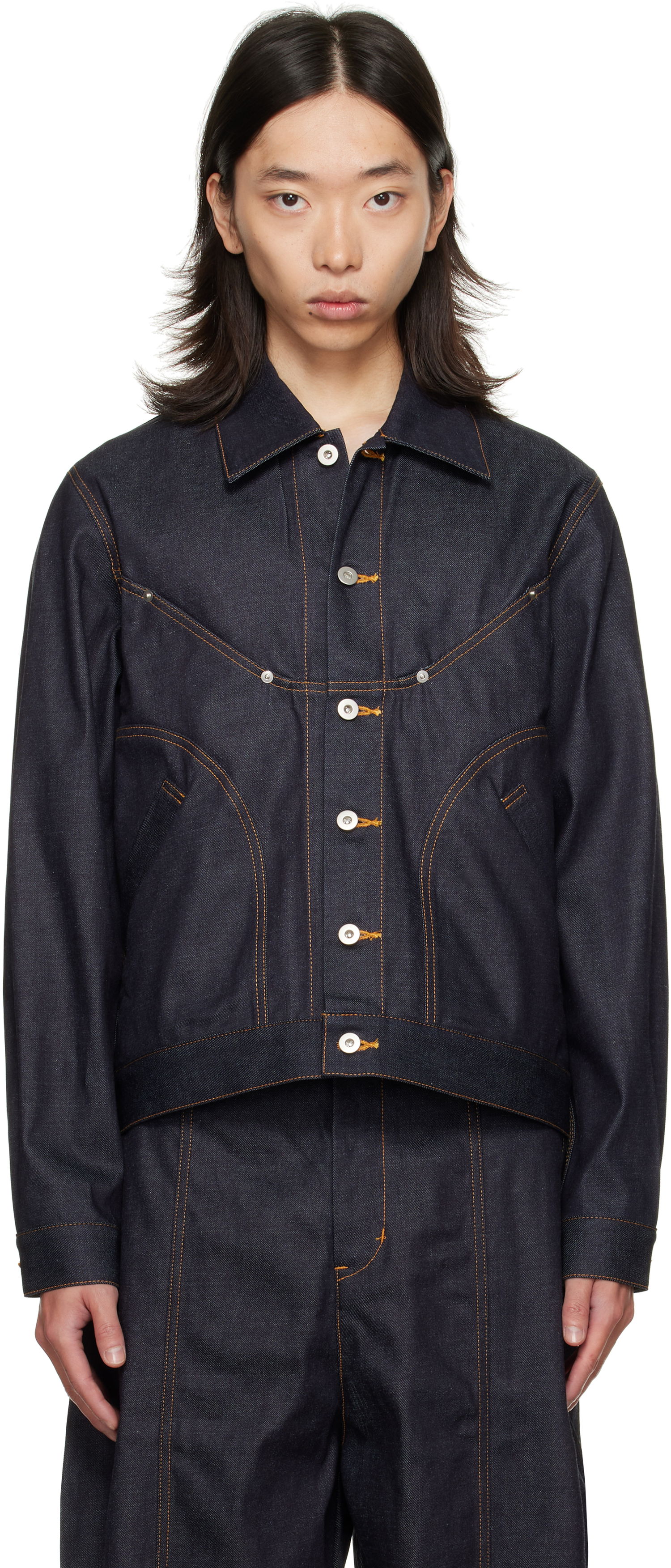 Jakke sage NATION SAGE NATION Jiji Denim Jacket Blå | S084 DENIM JIJI JACKET DENIM R, 0