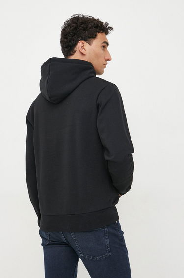Sweatshirt Lacoste Organic Cotton Hoodie Sort | SH9623, 1