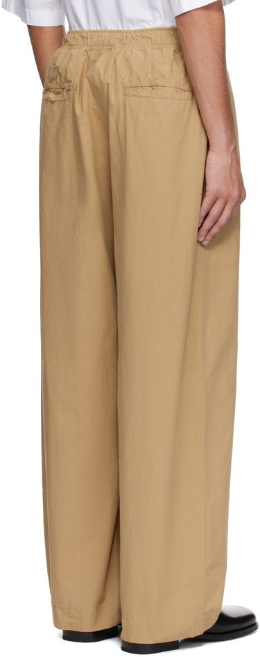 Bukser Studio Nicholson Studio Nicholson Sonny Wide-Leg Trousers Beige | SONNY SNM - 1311, 2
