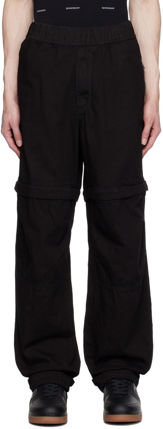 Bukser Givenchy Givenchy Zip-Off Pants Sort | BM51A250KK, 0