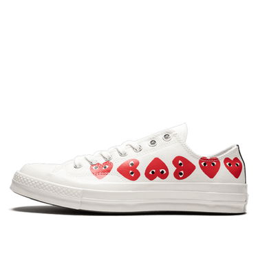 Sneakers og sko Converse Comme des Garçons Play x Chuck 70 Low Top "Multi Heart" Beige | 162975C, 1