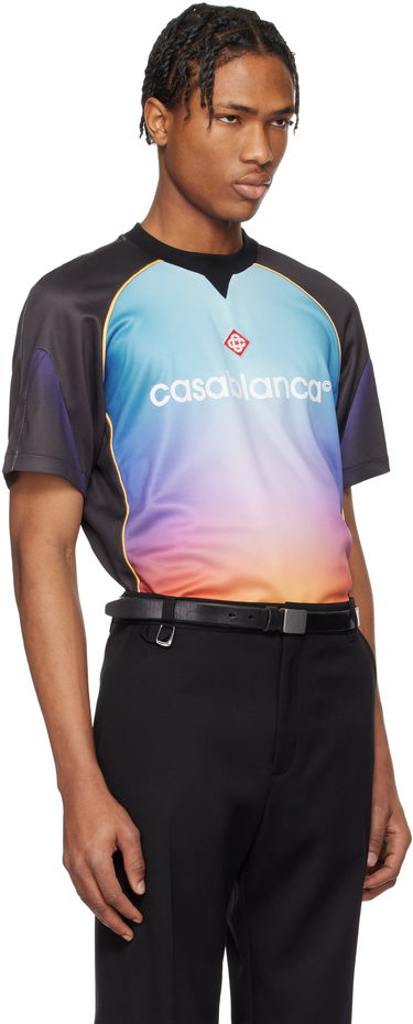 Jersey Casablanca Casablanca Gradient Football T-Shirt Flerfarvet | MS25-JTP-353-01, 1