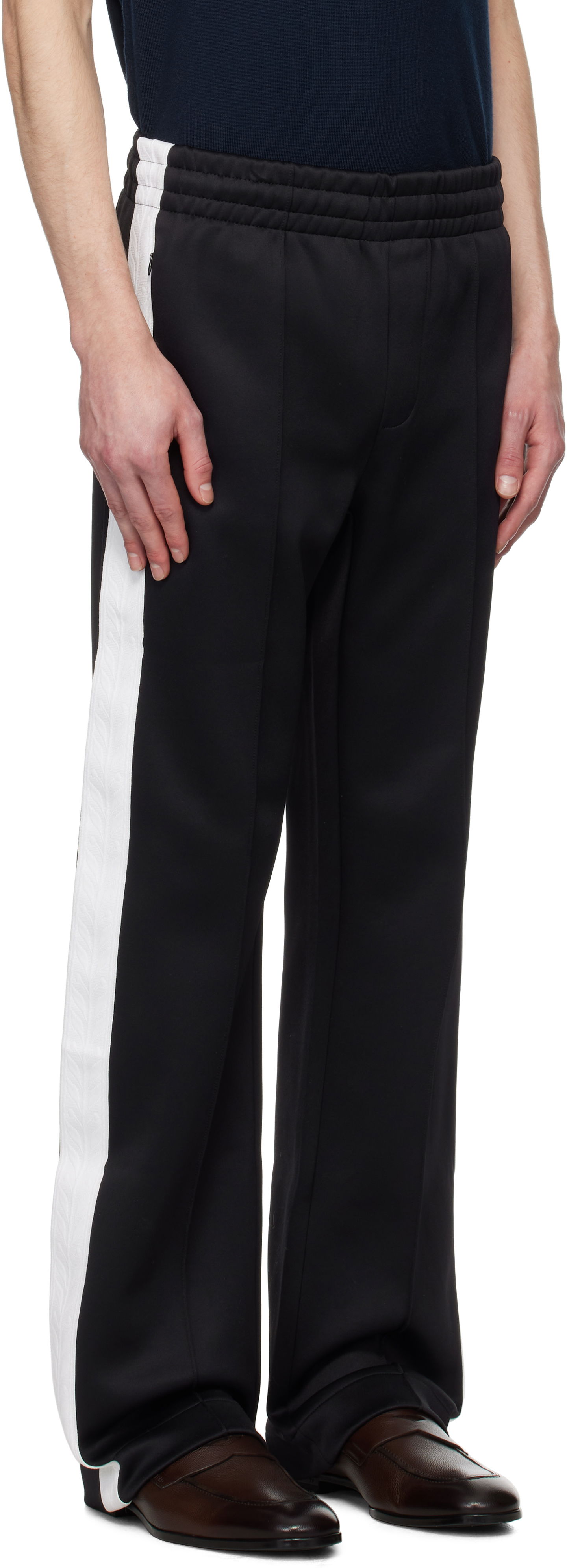 Joggingbukser Casablanca Casablanca Scuba Sweatpants Sort | MPS25-JTR-226-01, 1