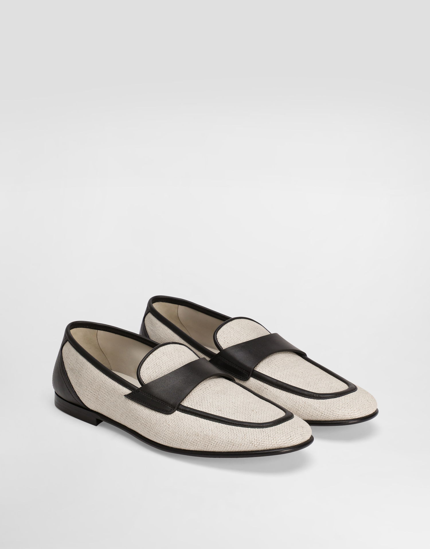 Tilbehør Dolce & Gabbana Dolce & Gabbana Salt&pepper and Nappa Slippers Beige | A50698A9Q938S469, 1