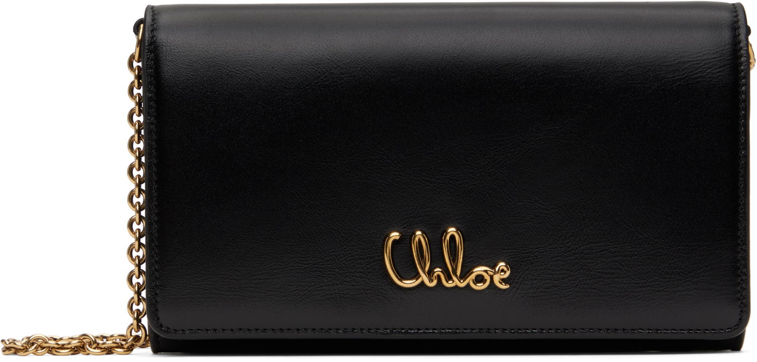 Tegnebog CHLOÉ Chloe Iconic Flap Wallet on Chain Sort | CH25SP485O16, 0