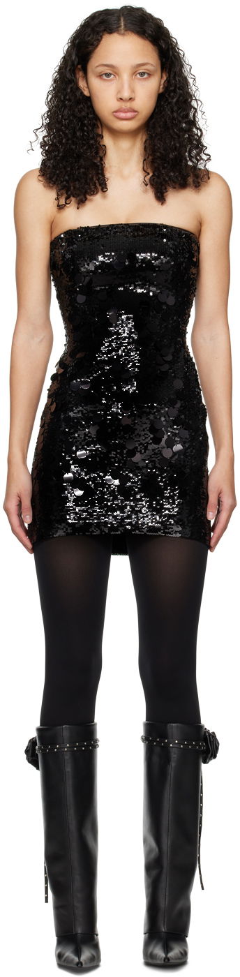 Kjole GUIZIO Guizio Sequin Mini Dress Sort | R24409W020
