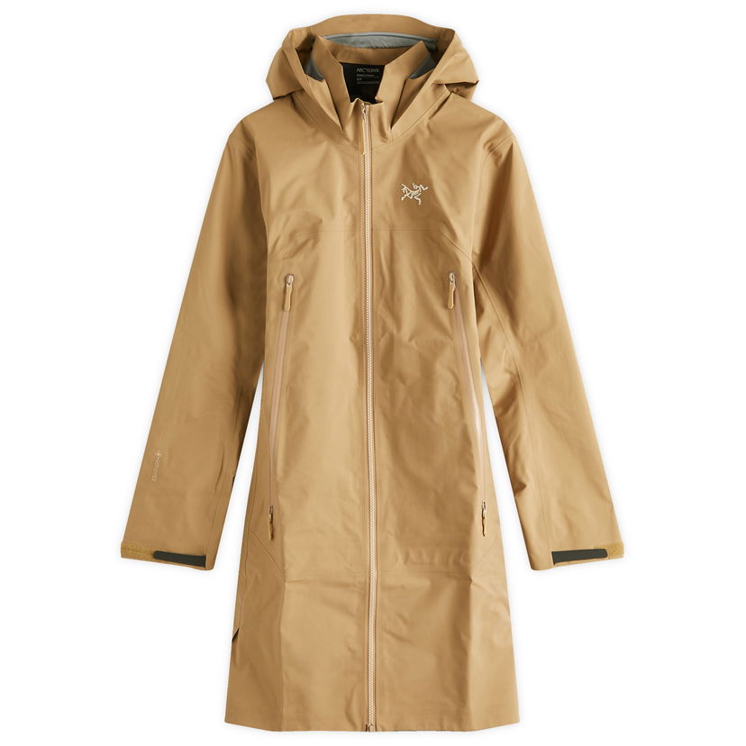 Regnfrakke Arcteryx Women's Beta Coat, Size Large Beige | X000009096-018579