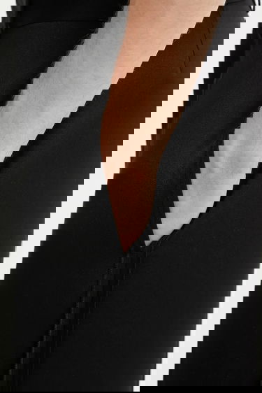 Bukser Maison Margiela MM6 Maison Margiela Wool Wide-Leg Trousers Sort | SH0KA0047.S47848.900, 3