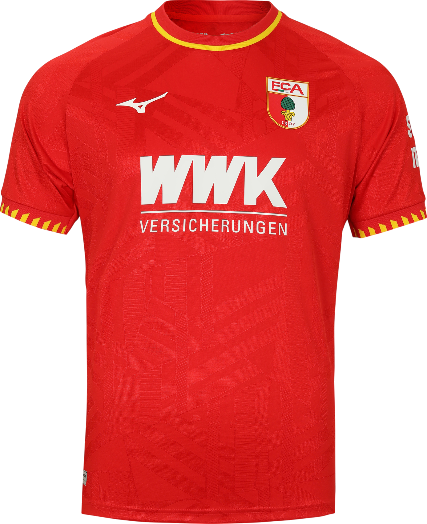 Jersey Mizuno Mizuno FC Augsburg Away Jersey 2025/26 Rød | p2gacx11-52, 1