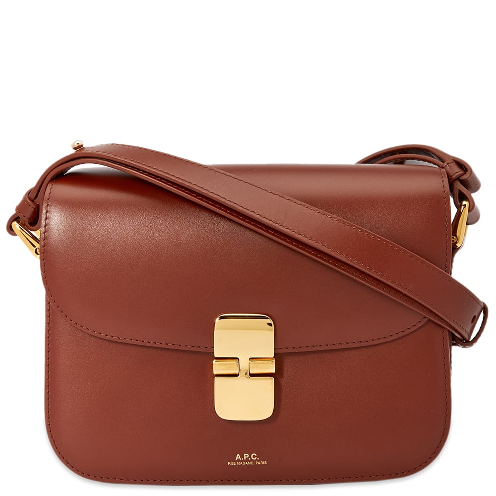 Skuldertaske A.P.C. Small Grace Bag Brun | PXBMW-F61413-CAD, 0