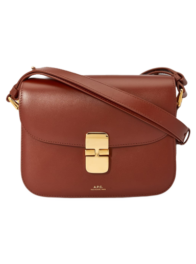 Skuldertaske A.P.C. Small Grace Bag Brun | PXBMW-F61413-CAD