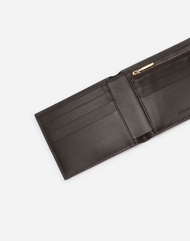 Tegnebog Dolce & Gabbana Dolce & Gabbana Python Leather Bifold Wallet with Crossover DG Logo Beige | BP2463A204387145, 3
