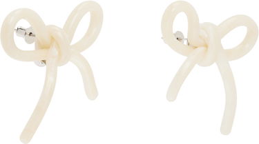 Øreringe SHUSHU/TONG SHUSHU/TONG YVMIN Edition Bow Earrings Hvid | AW2020AC16 PLA001, 1