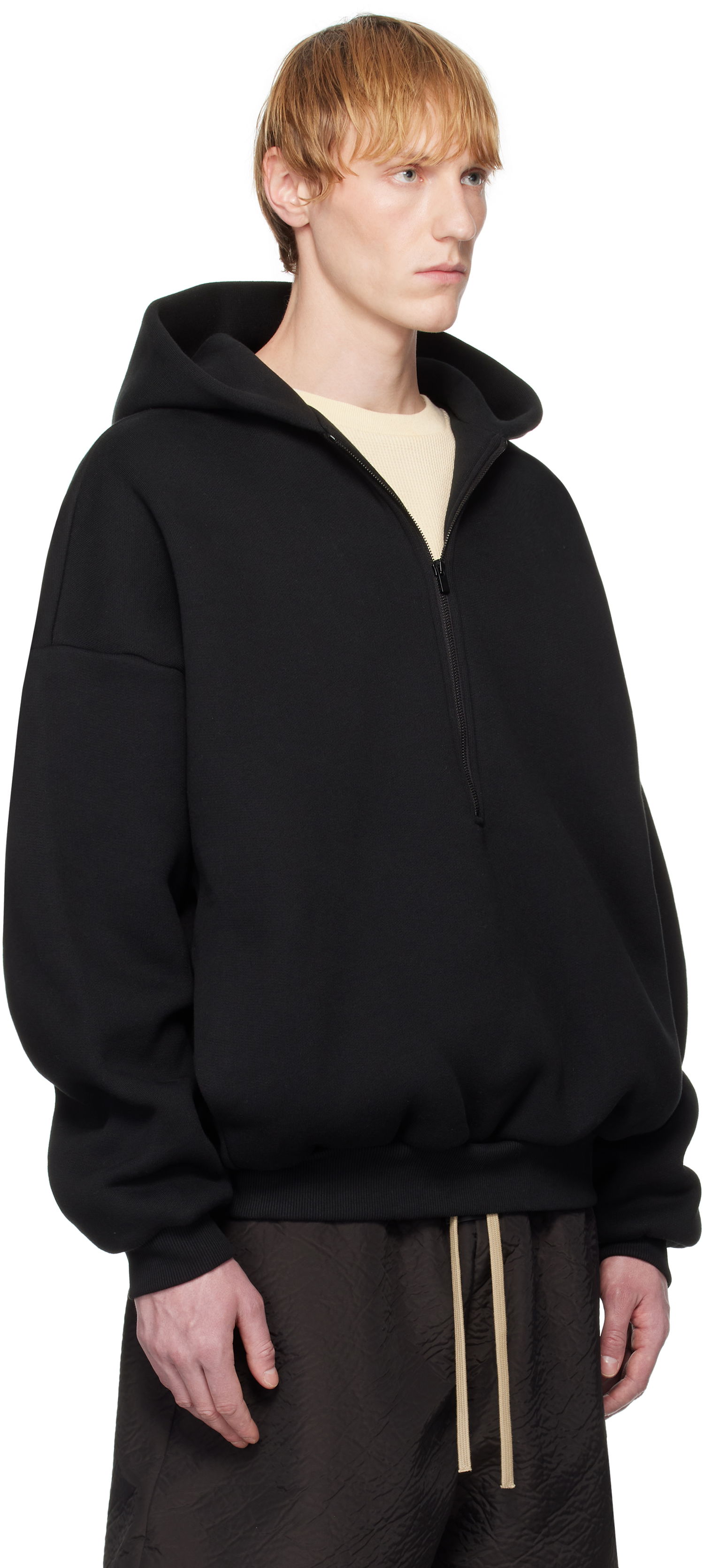 Sweatshirt Fear of God Fear of God Eternal Half Zip Hoodie Sort | FGE250-51311FLC, 1
