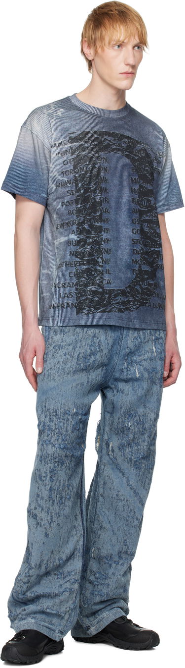 Joggingbukser Diesel Diesel D-Enimos-FSG Acid Wash Drawstring Lounge Pants Blå | A18936-068RQ-01, 3