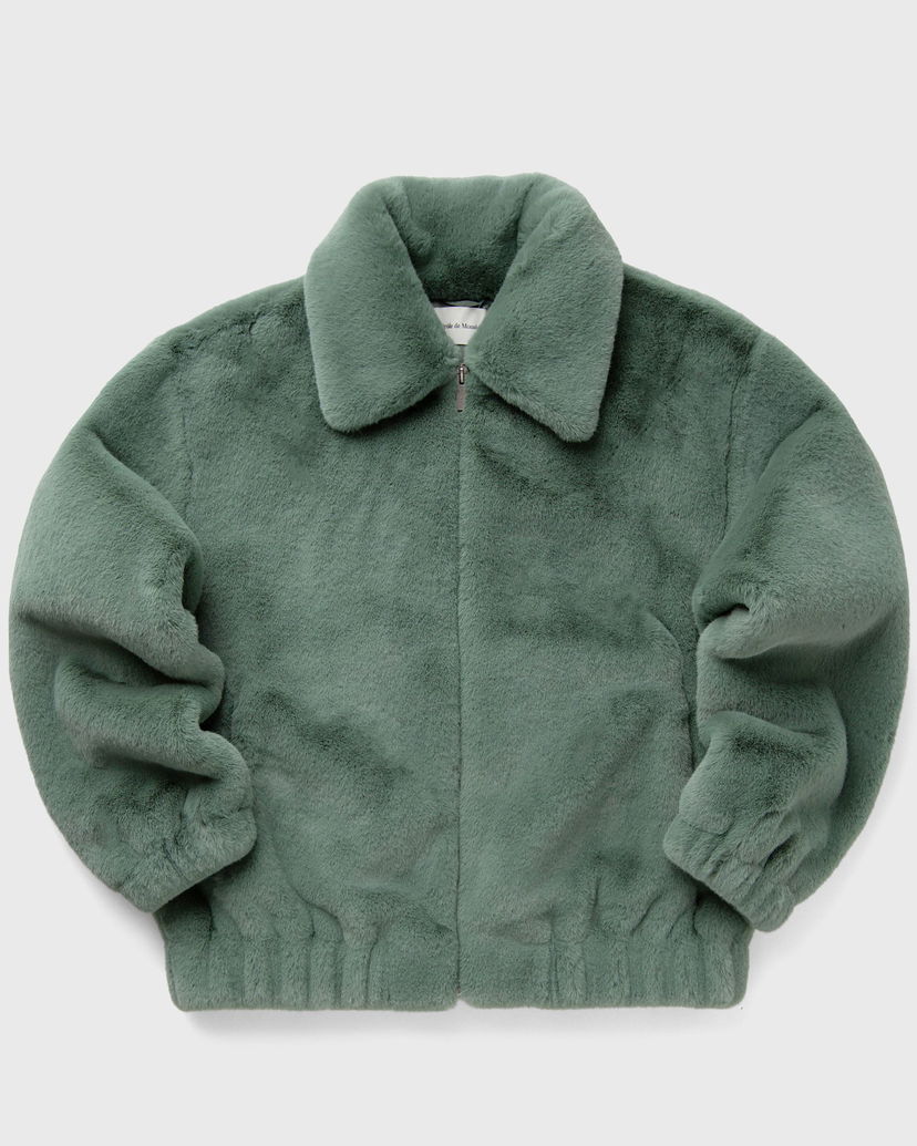 Bomberjakke Drôle de Monsieur La Veste Fourrure Bomber Jacket Grøn | E-JT186-PL139-WG