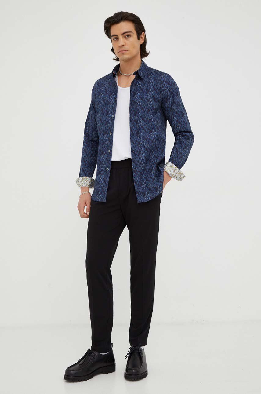 Bukser Samsoe Samsoe Samsoe Samsoe Slim Fit Pants Sort | M20300059, 1